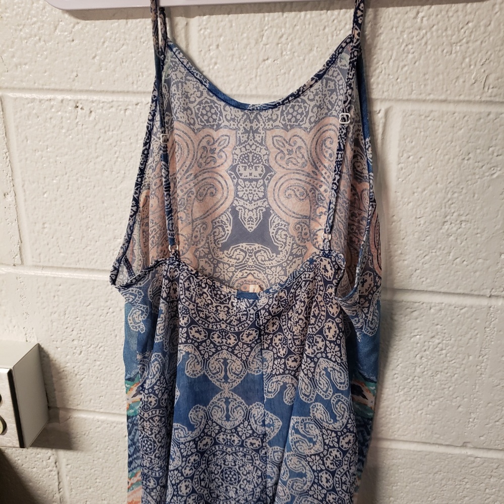 Aztec Print Swim Coverup - Picture 2 of 3